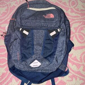 The North Face Blue Backpack